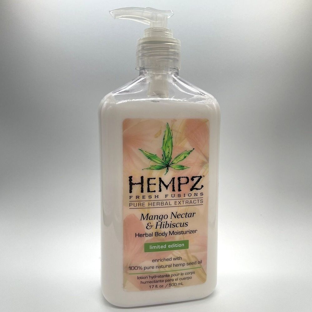 Hempz Mango Nectar & Hibiscus Herbal Body Moisturizer 17fl oz. LIMITED EDITION
